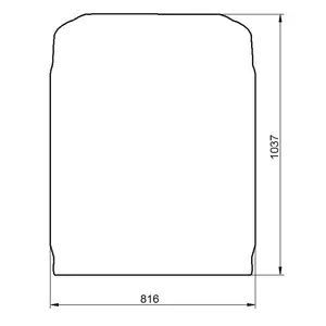 Скло Volvo EC180B, EC210B, EC240B, EC290B Скло Volvo EC180B, EC210B, EC240B, EC290B