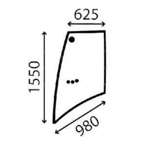 Скло CAT 428E, 432E, 444E Скло CAT 428E, 432E, 444E
